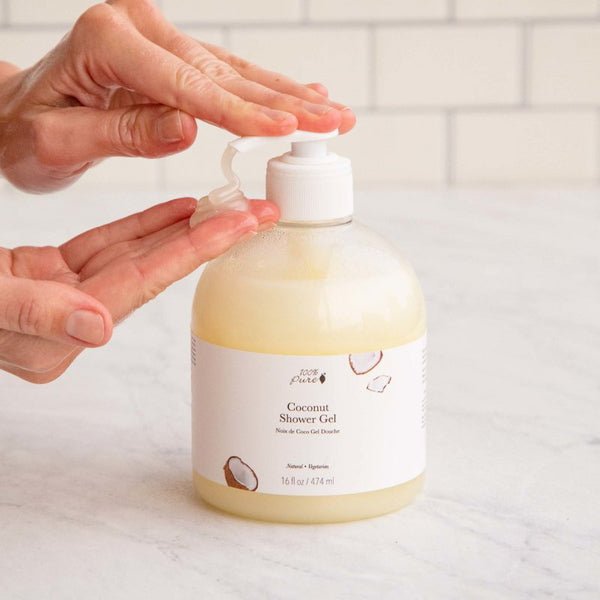 100% Pure Coconut Shower Gel Texture