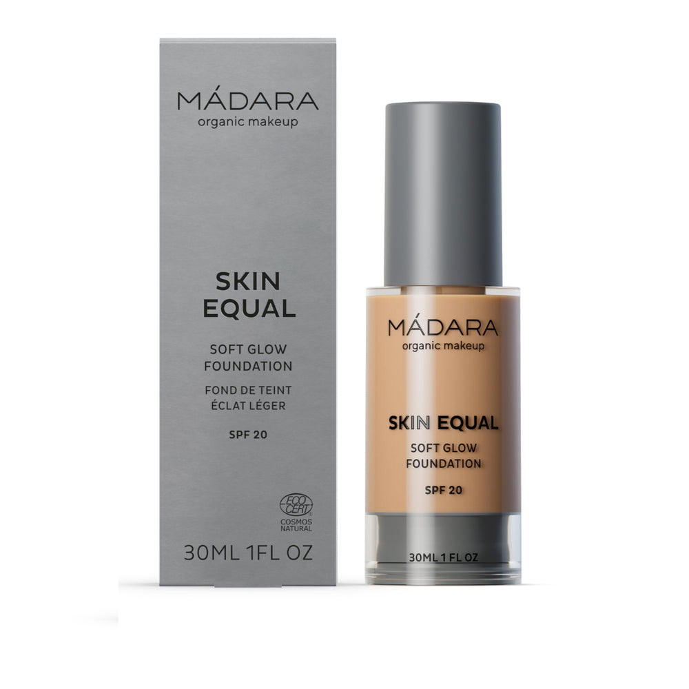 Mádara Skin Equal Soft Glow Foundation 30 ml in Sand – natürliche Foundation für mittlere Hauttöne