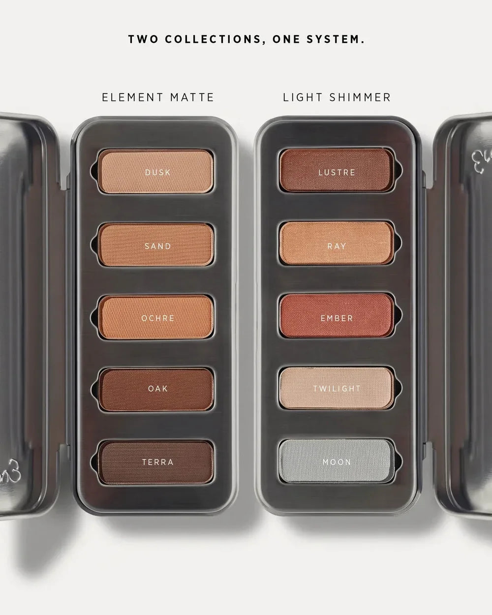 Ere Perez Chamomile Eye Palettes Element Matte und Light Shimmer mit insgesamt zehn aufeinander abgestimmten Lidschattenfarben