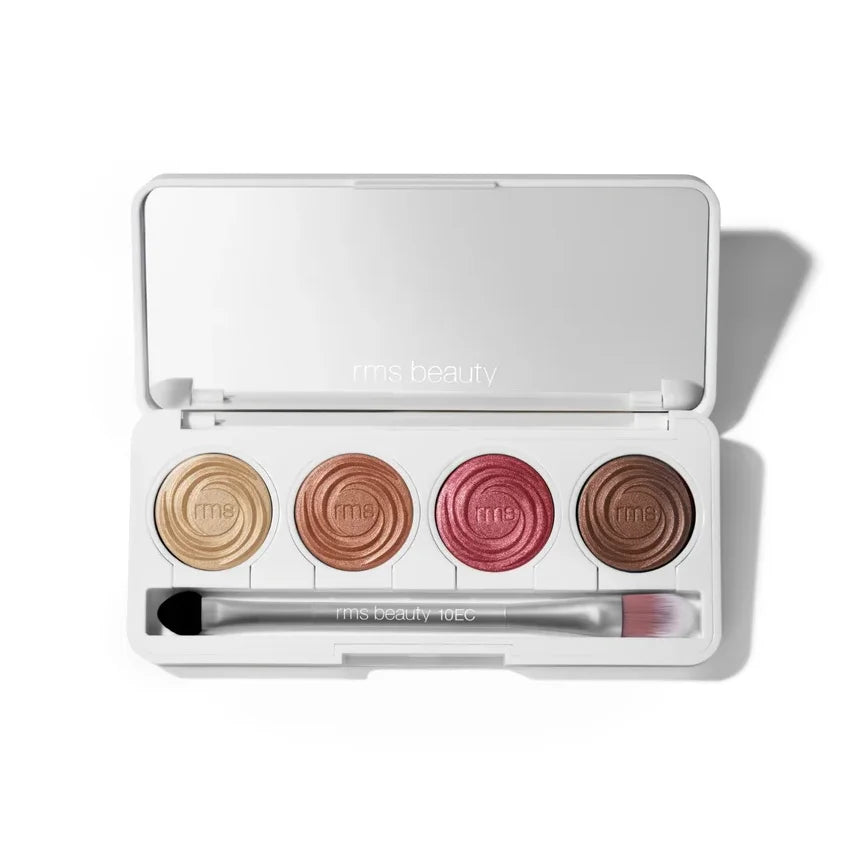 Wild Velvet Pack Shot: RMS Beauty ReDimension Hydra Eyes Quartet Wild Velvet - Lidschatten-Palette mit 4 Shades in bronzigen, rosigen und neutralen Tönen