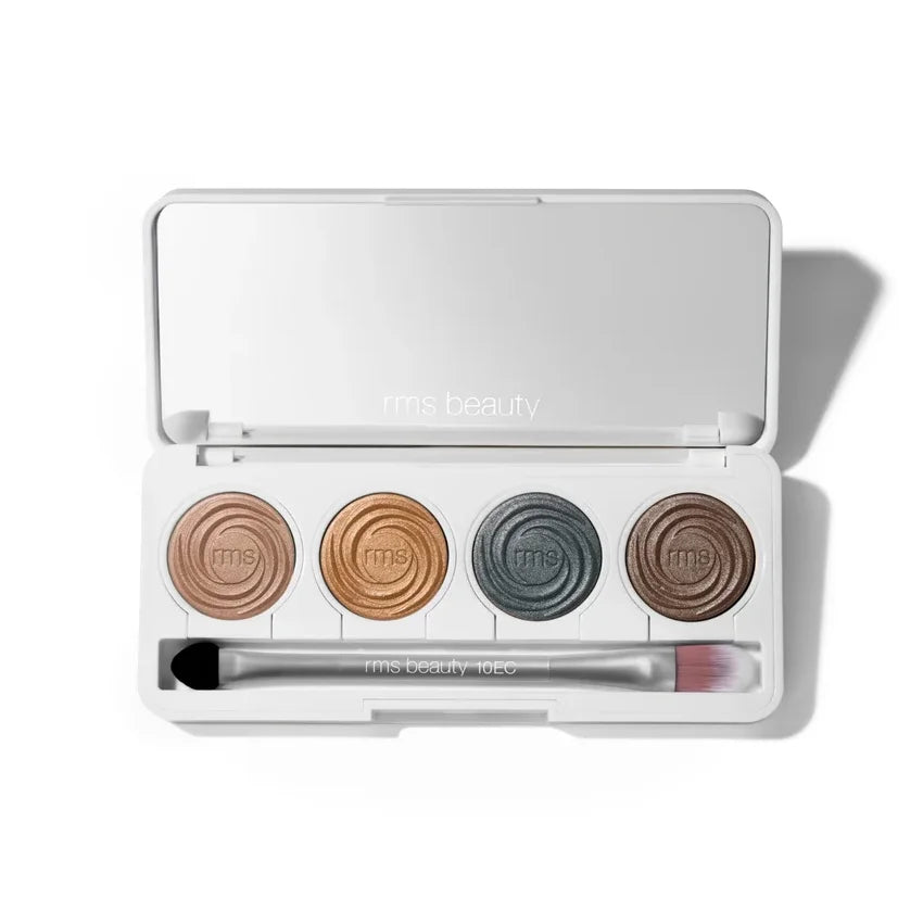 Midnight Bloom Pack Shot: RMS Beauty ReDimension Hydra Eyes Quartet Midnight Bloom - Lidschatten-Palette mit 4 Shades in tiefen Jewel-Tönen