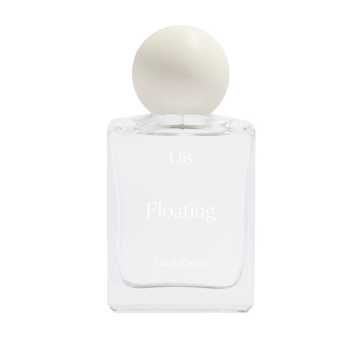 Liis Floating Eau de Parfum Flakon auf weißem Hintergrund