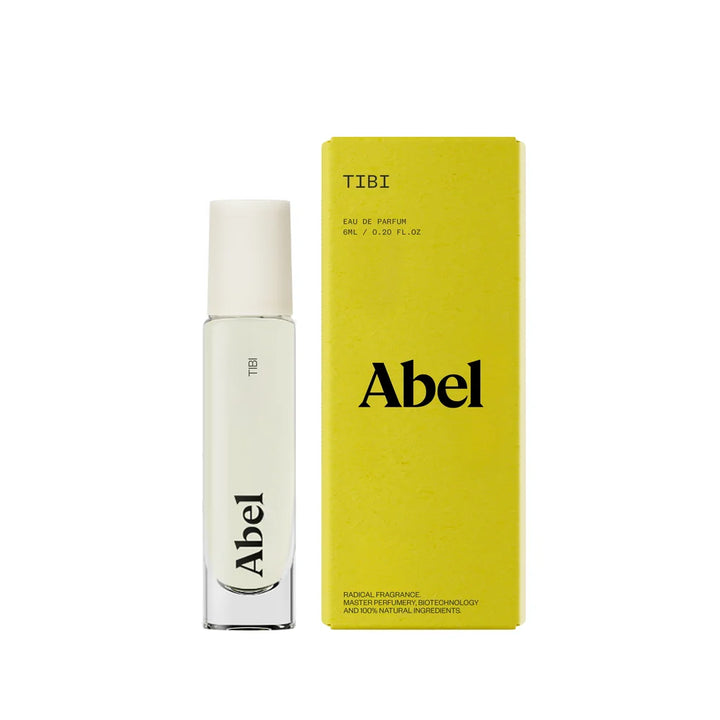 Abel Tibi Eau de Parfum – 6 ml Travel Size mit gelber Verpackung