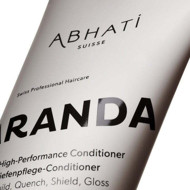 Abhati Suisse Saranda High-Performance Conditioner Close Up – Schweizer Haarpflege
