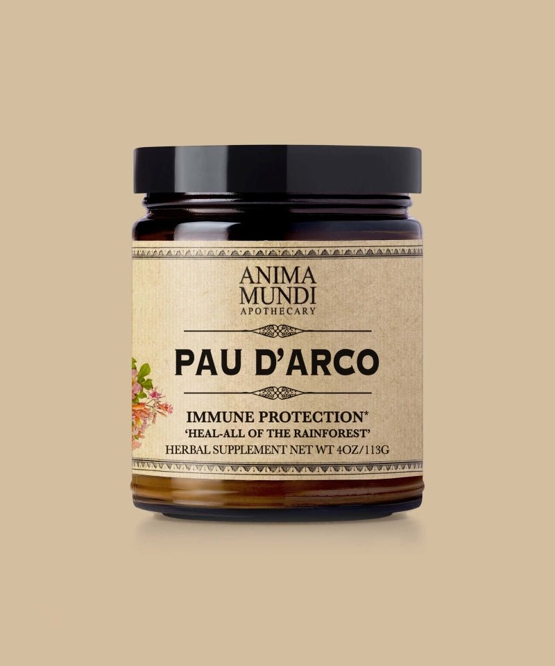Pau d’Arco: Sacred Tree of the Rainforest - beiger Hintergrund