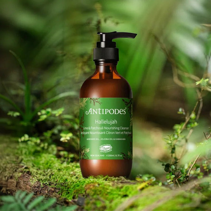Hallelujah Lime & Patchouli Cleanser in Nature