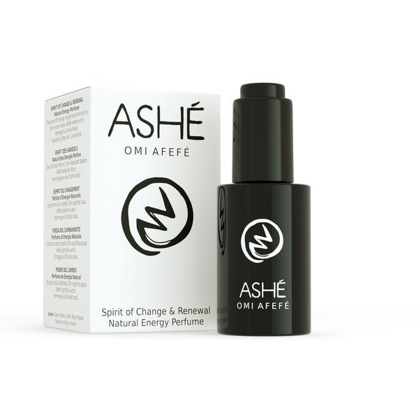 Ashé Parfum Omi Afefé mit Verpackung - Premium-Naturparfum 30ml