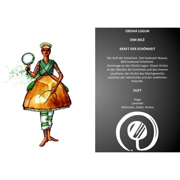 Ashé Parfümöl Omi Belè Hintergrund - Orisha-inspirierte Duftkreation