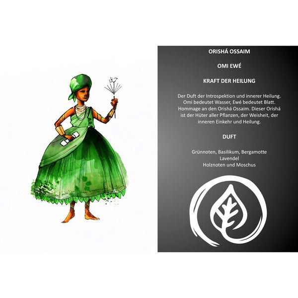 Ashé Omi Ewé Parfum-Öl Erklärung - Orisha-inspiriertes Naturparfum