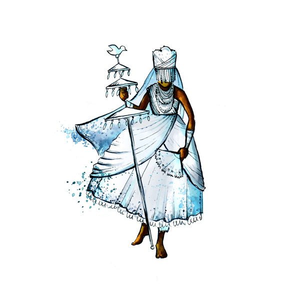 Ashé Omi Òrun - Orisha Obatala für Glaube, Hoffnung und Reinheit