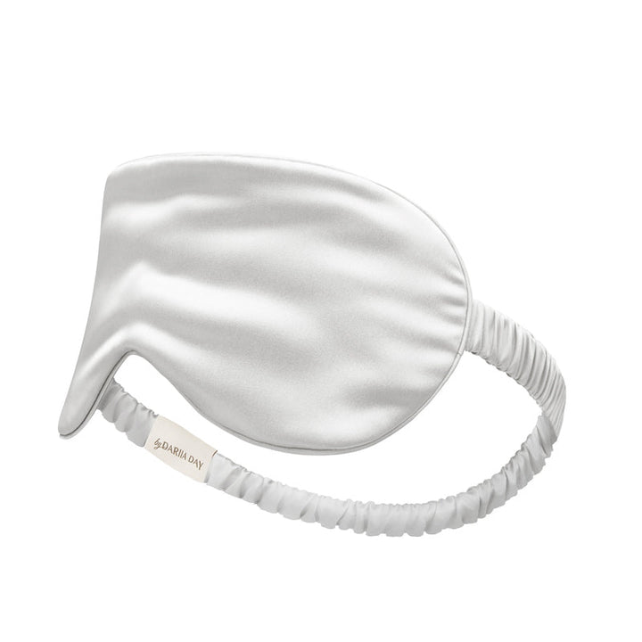 Silk Eye Mask Silver Grey - hypoallergene Schlafmaske aus Maulbeerseide