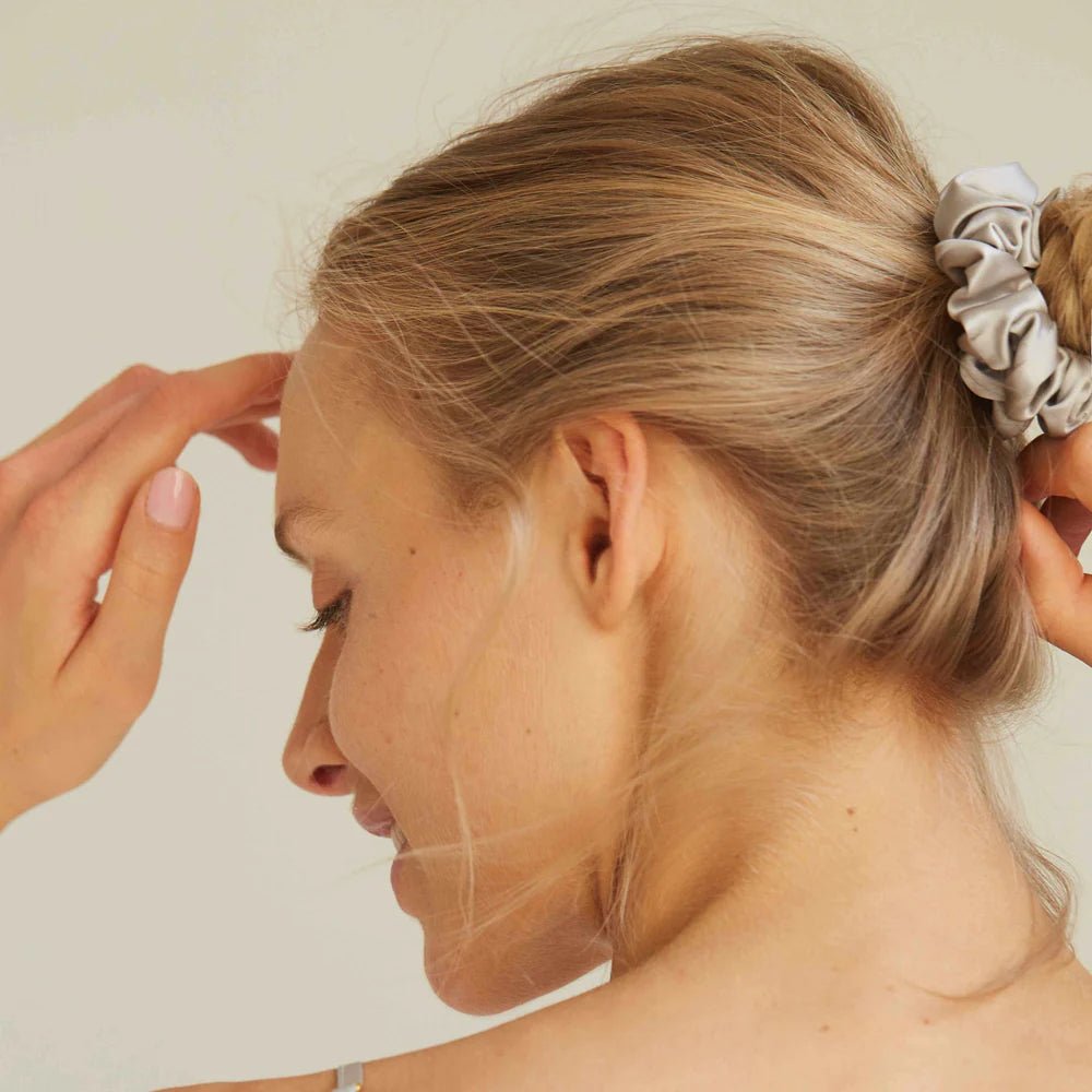 Silk Scrunchie Set - 5 x Größe S - Blanda Beauty