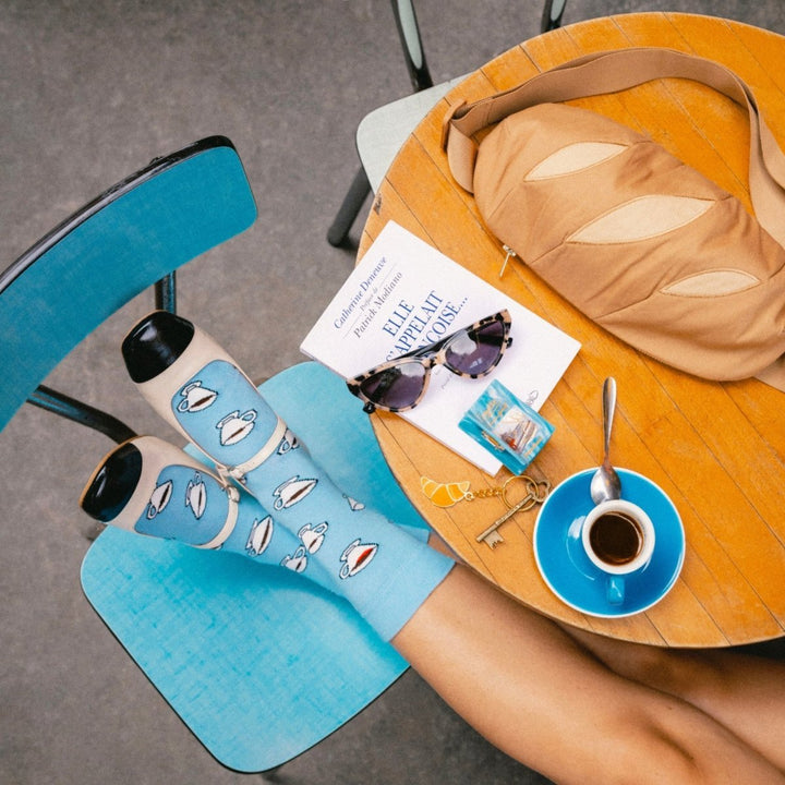 Coucou Suzette Coffee Socks - Mood Café Kollektion