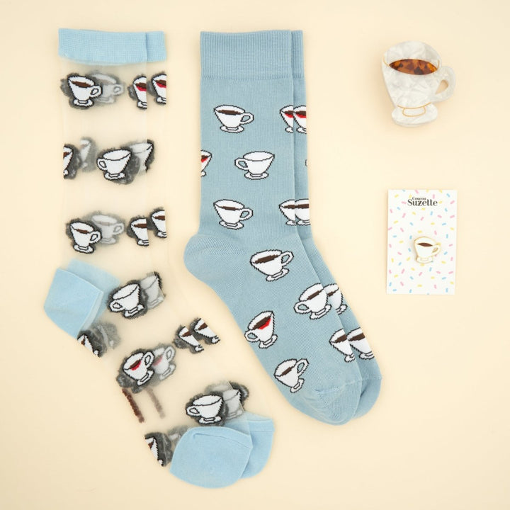Coucou Suzette Coffee Socks - Coffee Kollektion