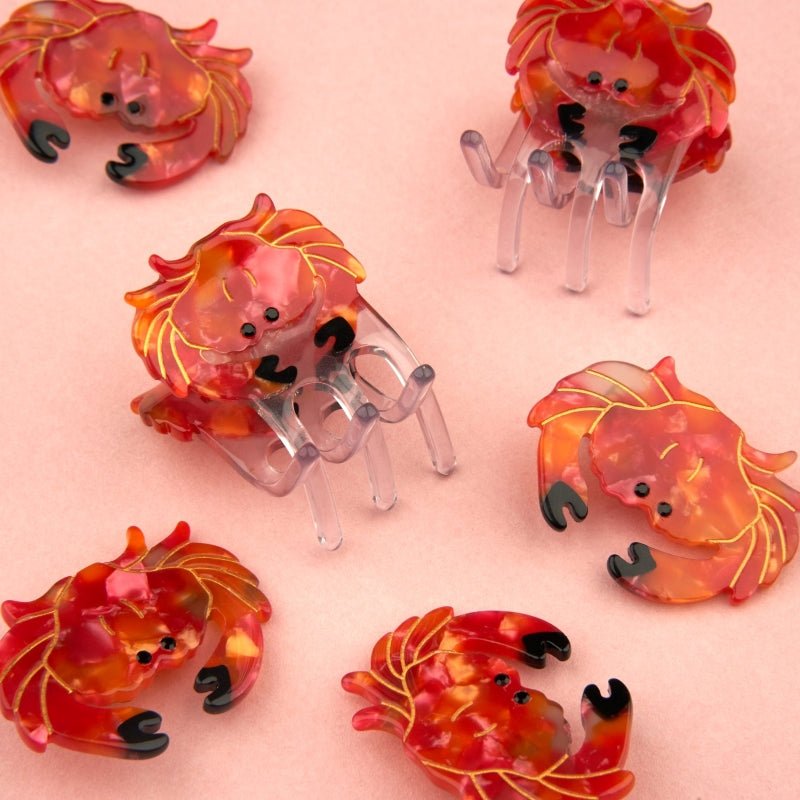 Coucou Suzette Crab Mini Hair Claw - Krabben Kollektion