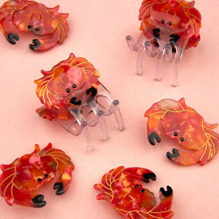 Coucou Suzette Crab Mini Hair Claw - Krabben Kollektion