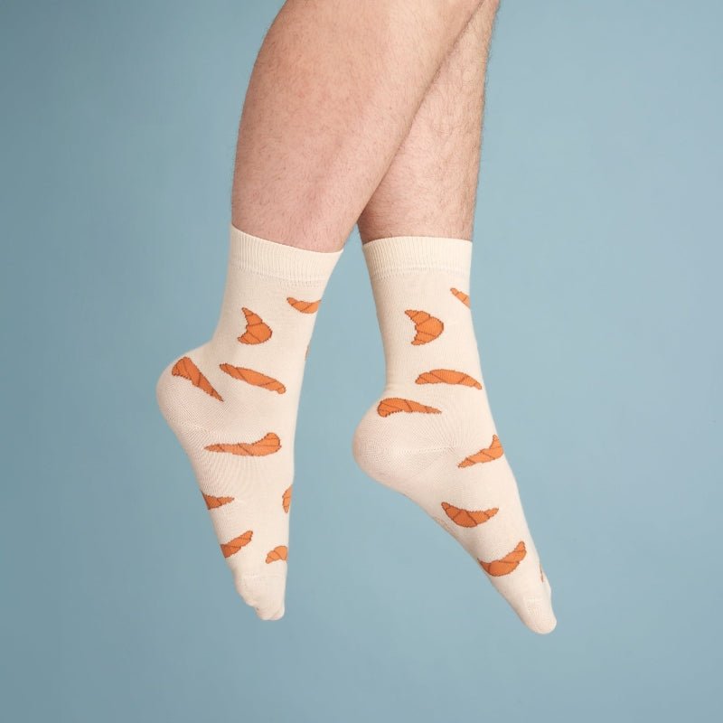 Coucou Suzette Croissant Socks - Model