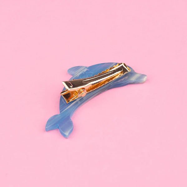 Dolphin Hair Clip Backside