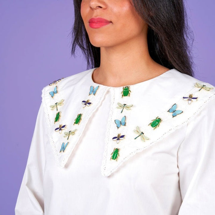Coucou Suzette Dragonfly Pin - Model Mood