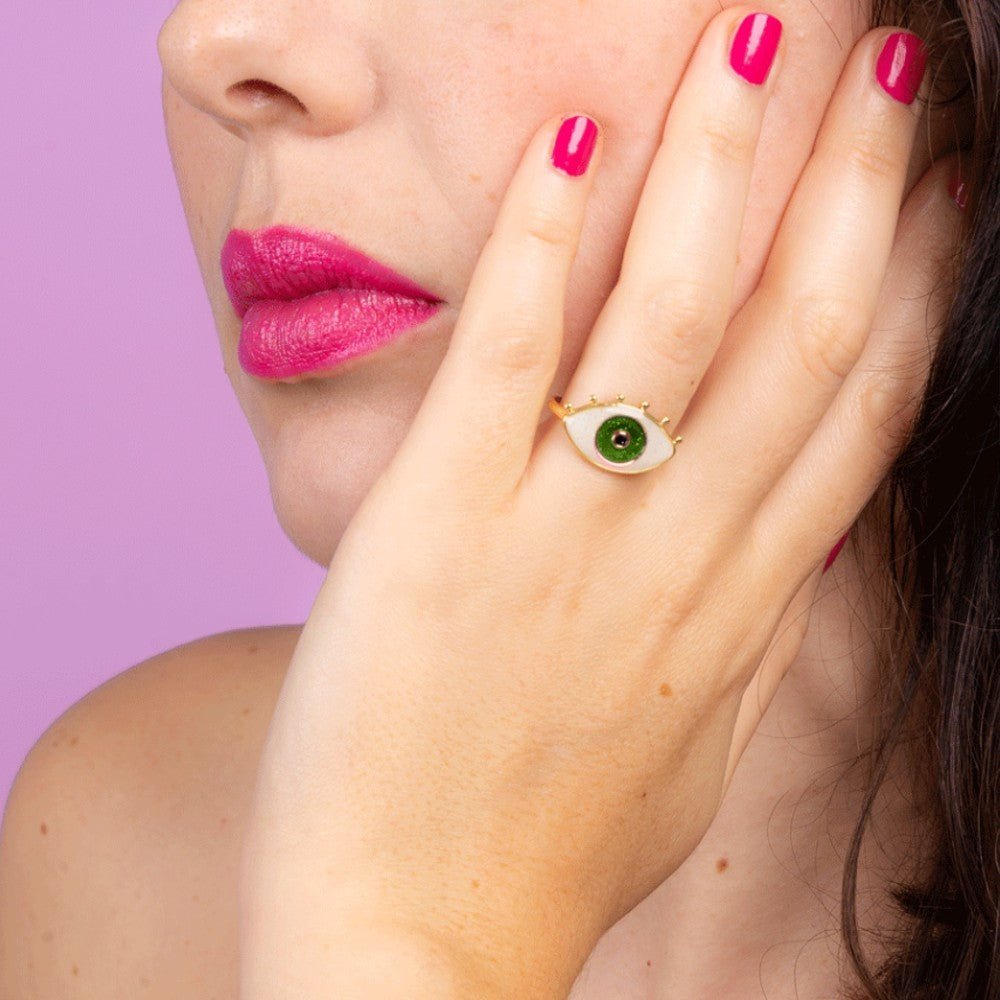 Coucou Suzette Eye Mood Ring - Ausgeglichene Stimmung