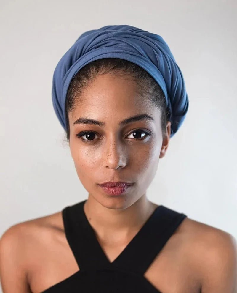 Bambus Haar Handtuch | Blau Model