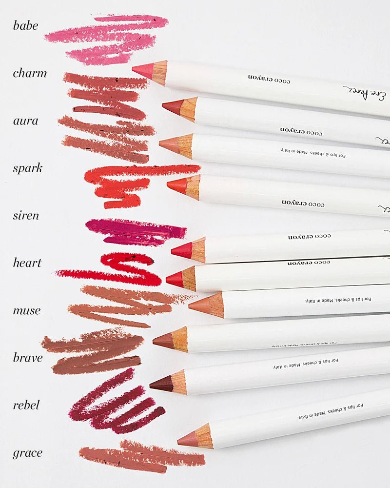 Coco Crayon All Colors Swatches