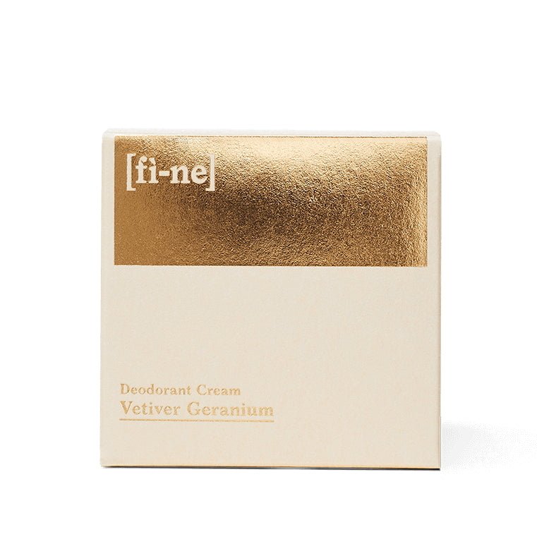 Fine natürliches Deodorant Vetiver Geranium Verpackung