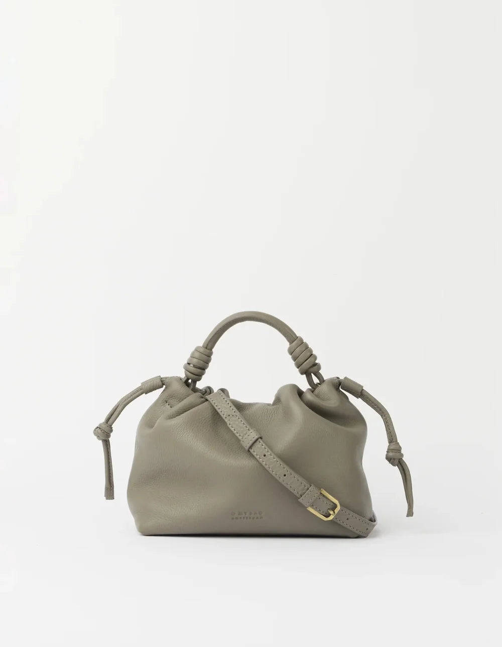 O My Bag Kiki Mini Clay – Rückansicht mit verstellbarem Crossbody-Riemen