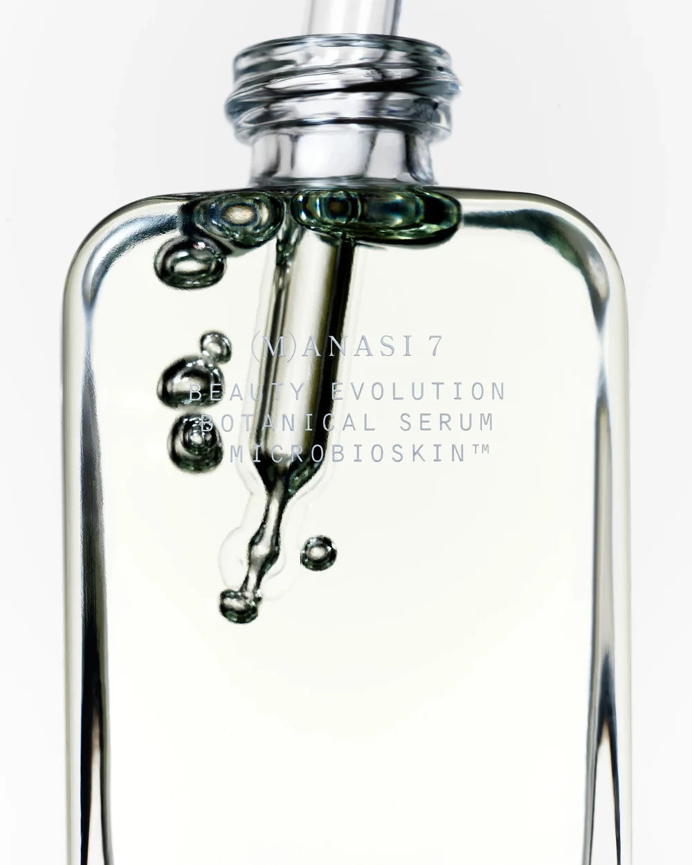 Manasi 7 Botanical Serum Chanua 30 ml – luxuriöses Gesichtsserum mit fermentierten Wirkstoffen in Glasflasche
