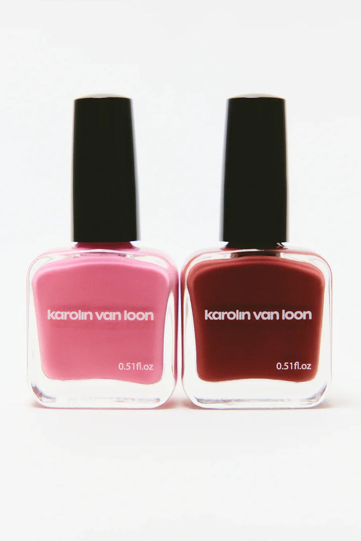 Karolin van Loon Nagellack 57 Coeur De Bois und Brise Rosée