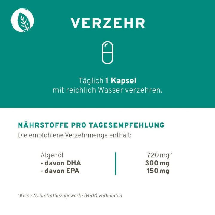 Omega 3 2:1 DHA/EPA 60 Kapseln 50,4 g - Blanda Beauty