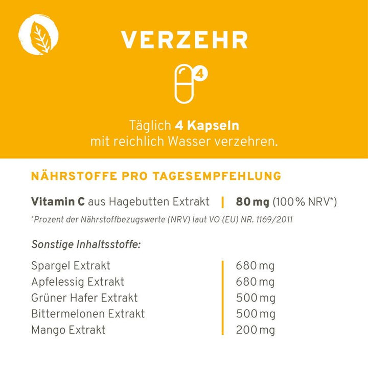Stoffwechsel Plus Kapseln Verzehrmenge
