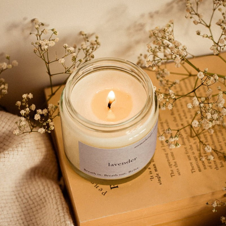 Lavender Aromakerze - Life style