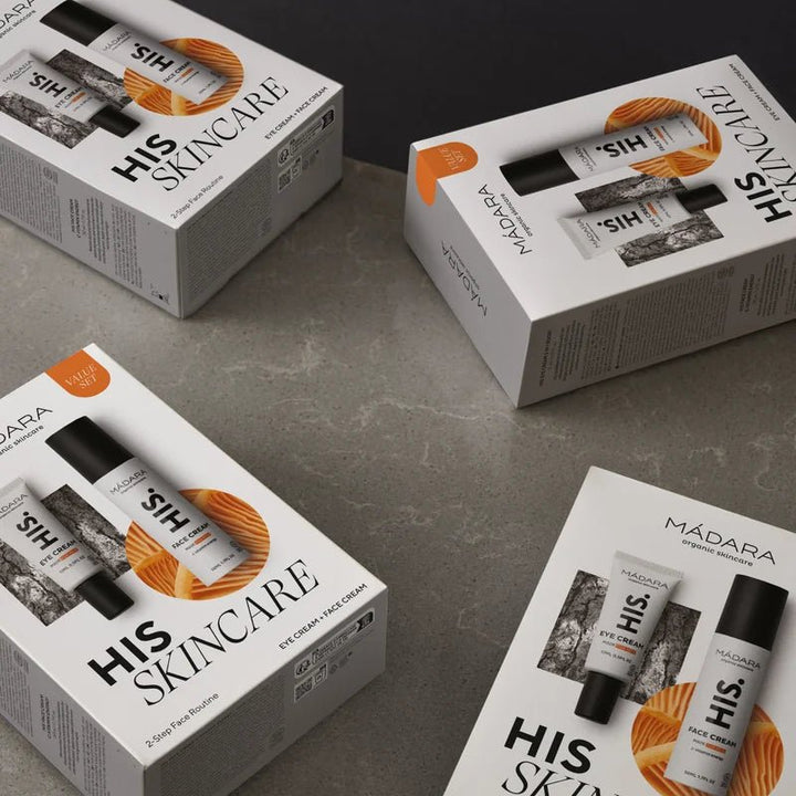Mádara HIS Skincare 2-Step Face Routine Set - Verpackung