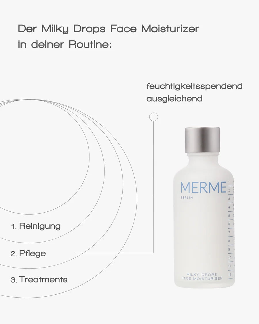 Merme Berlin Milky Drops Face Moisturiser - Routine