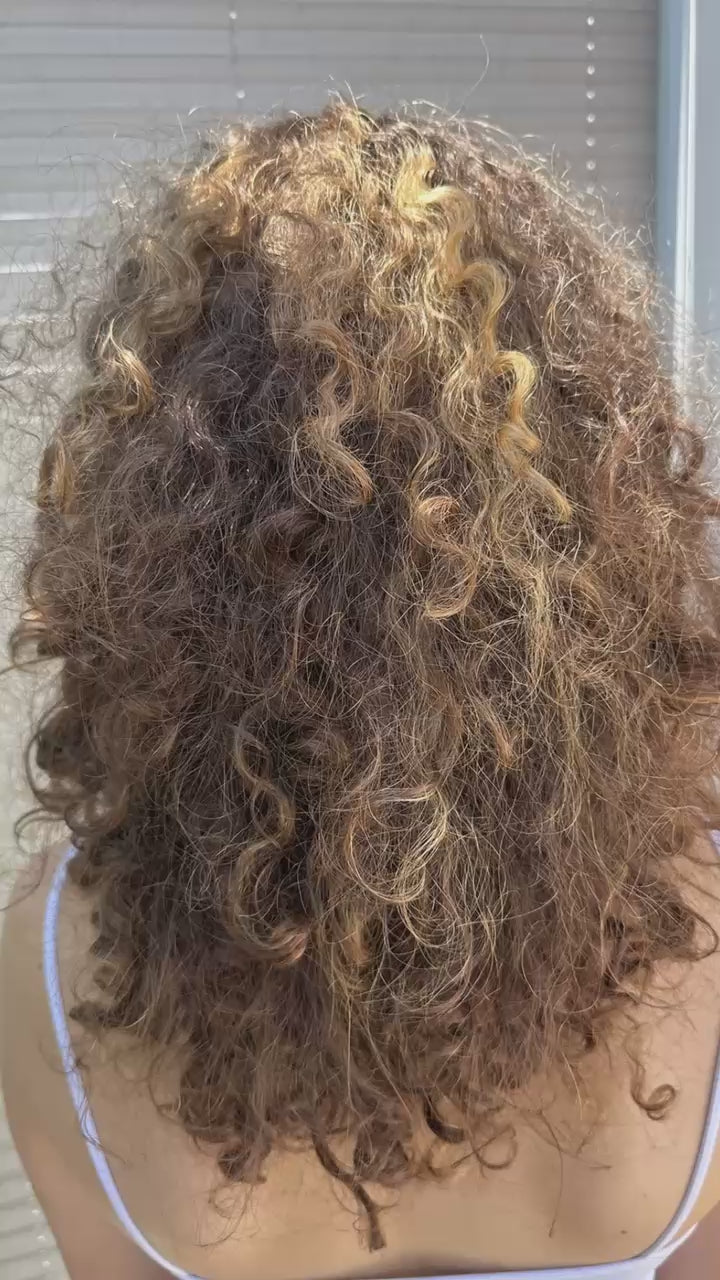 Bambus Haar Handtuch | Grau im Video