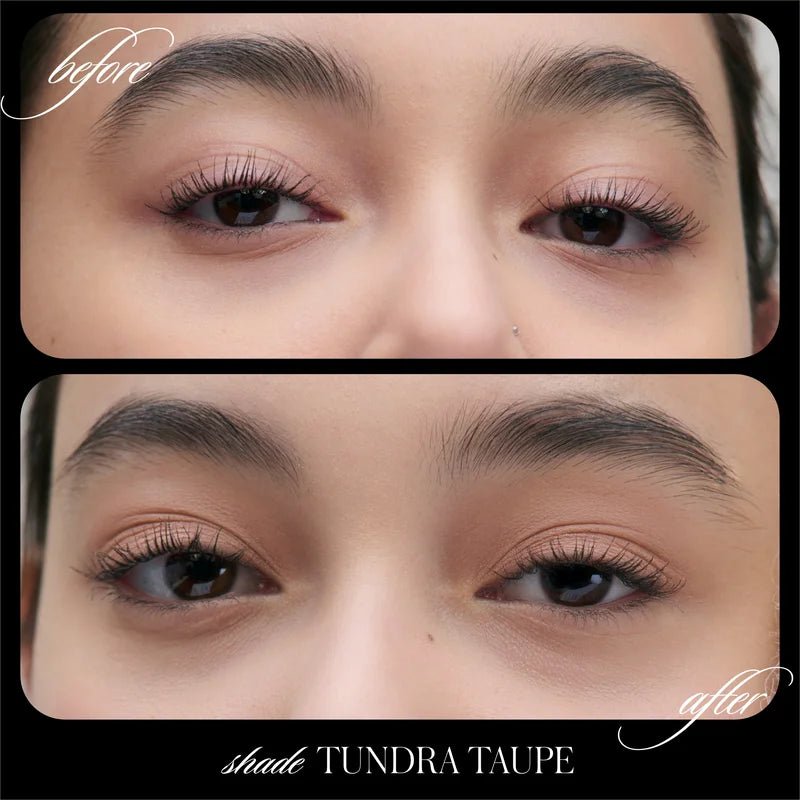 Cashmere Matte Eyelights Tundra Taupe Before After