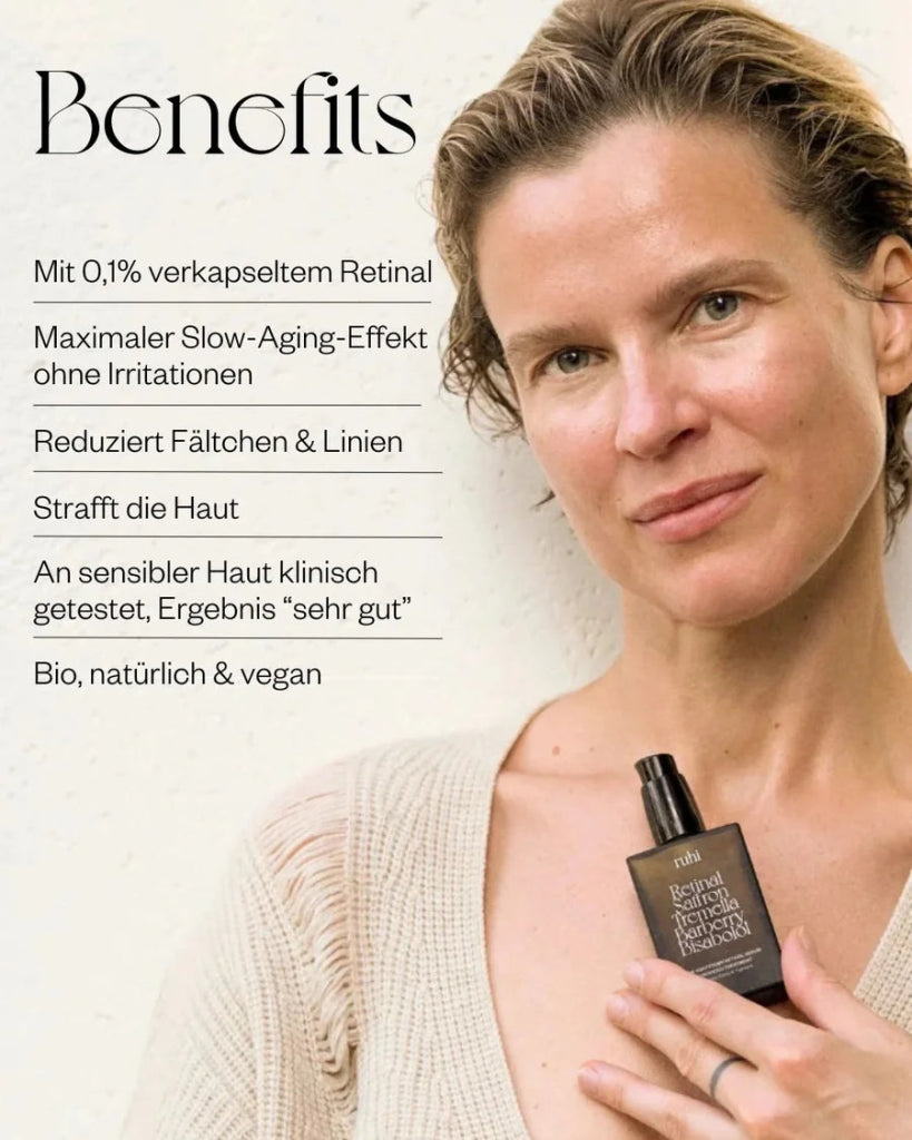 Ruhi The Adaptogen Retinal Serum - Vorteile