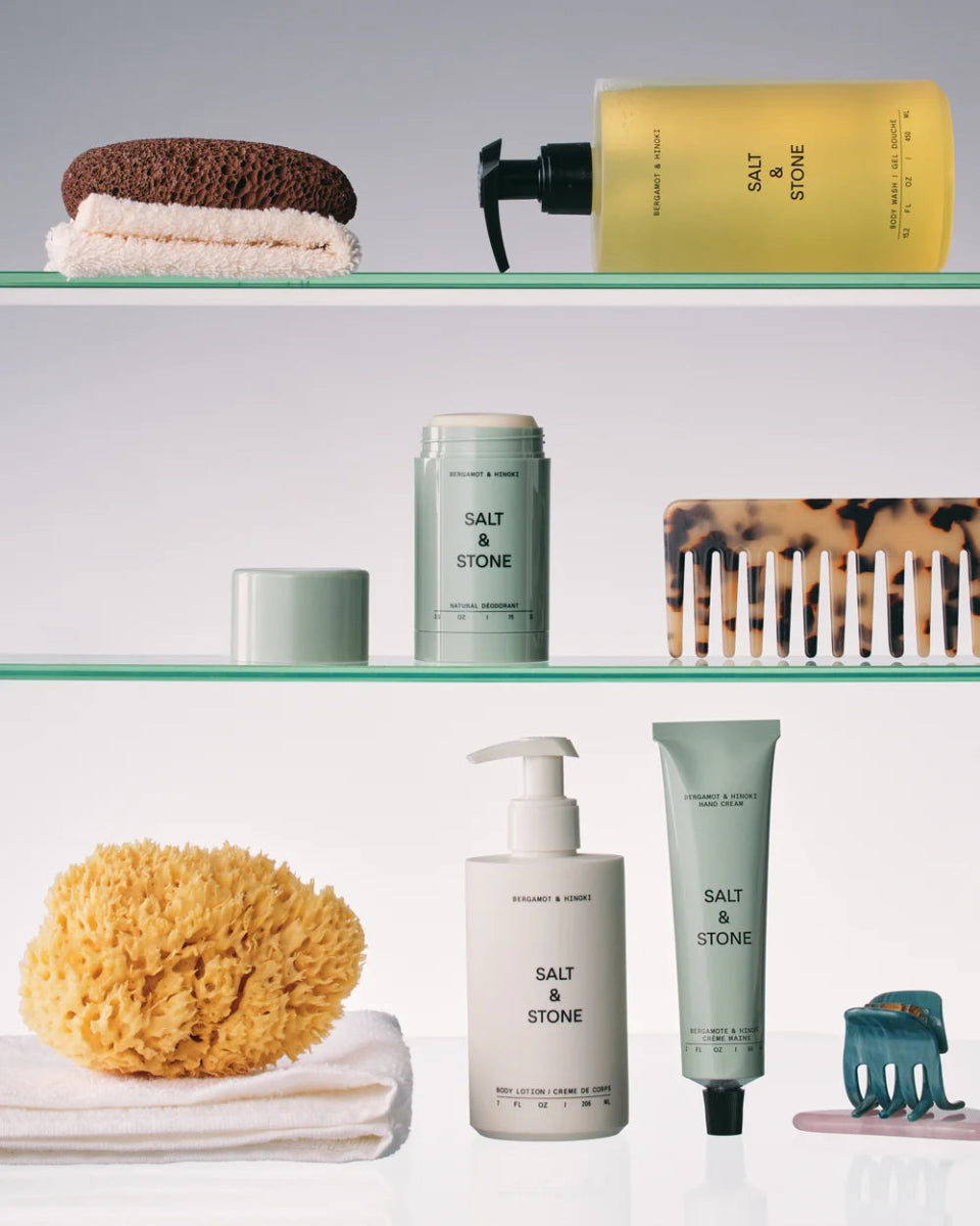 Salt & Stone Naturkosmetik Deo Bergamot Hinoki Collection