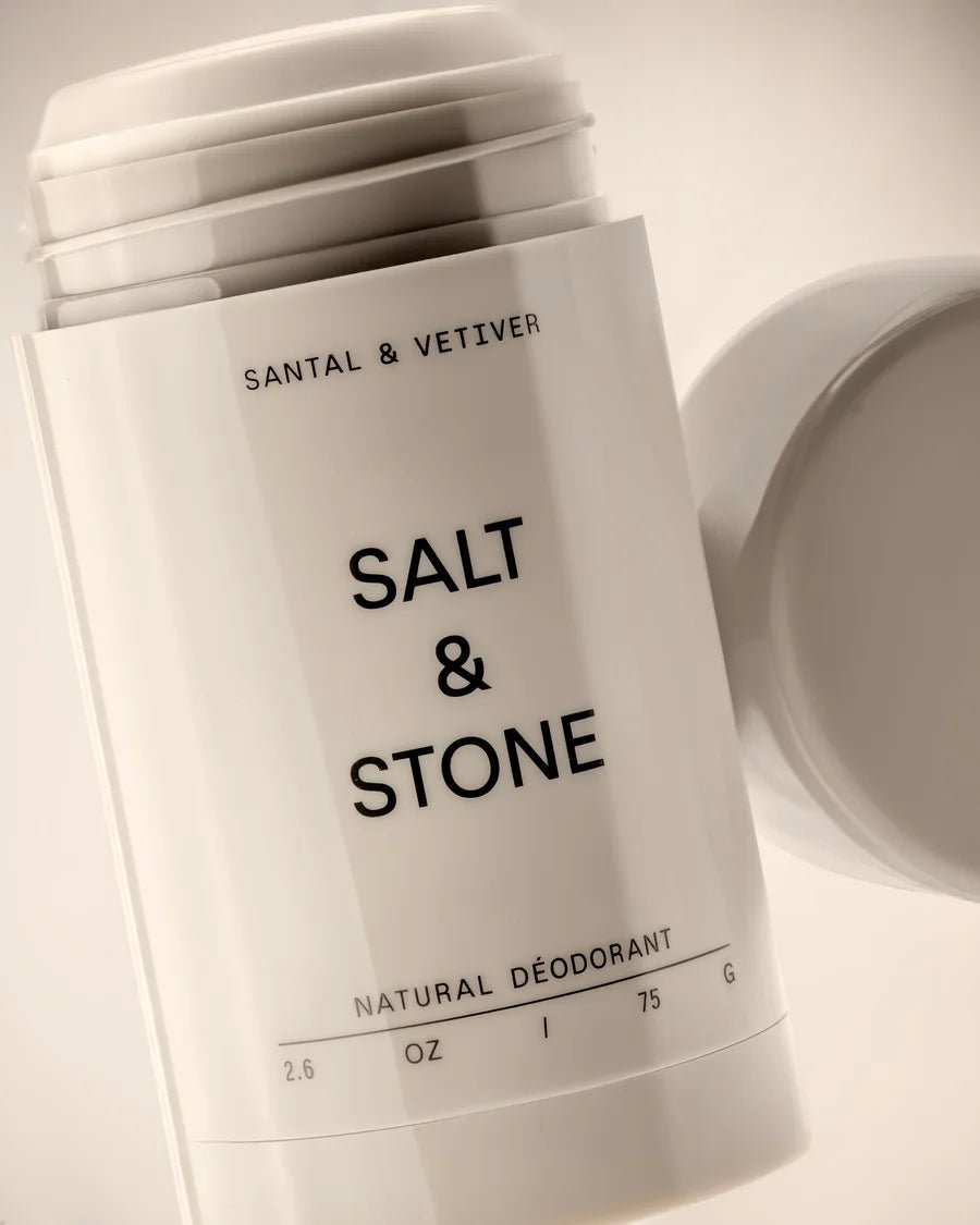 Salt & Stone Deo Stick Santal Vetiver Naturkosmetik Close-up