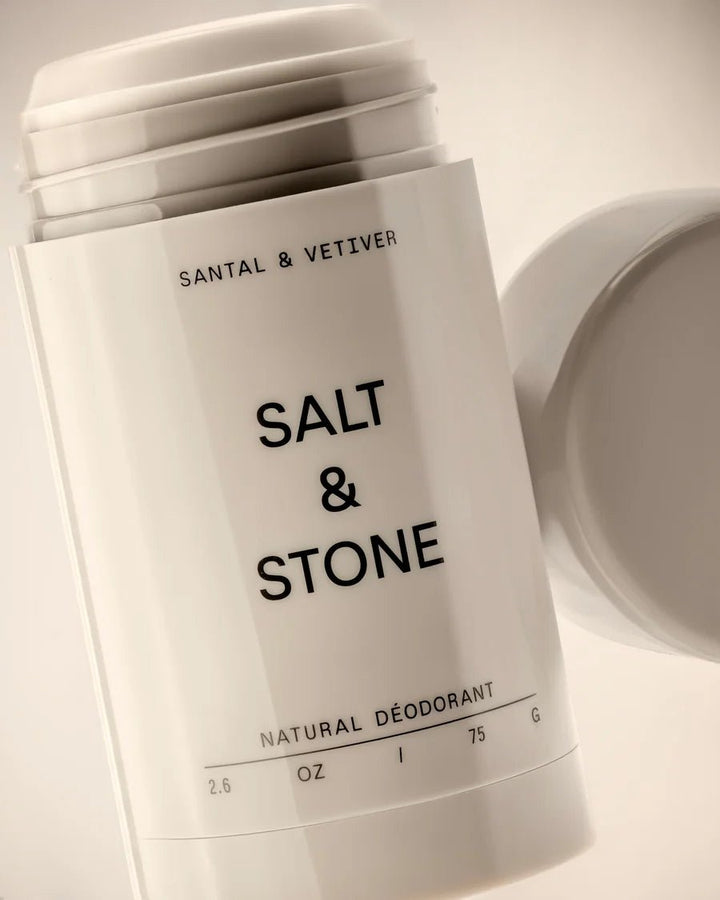 Salt & Stone Deo Stick Santal Vetiver Naturkosmetik Close-up