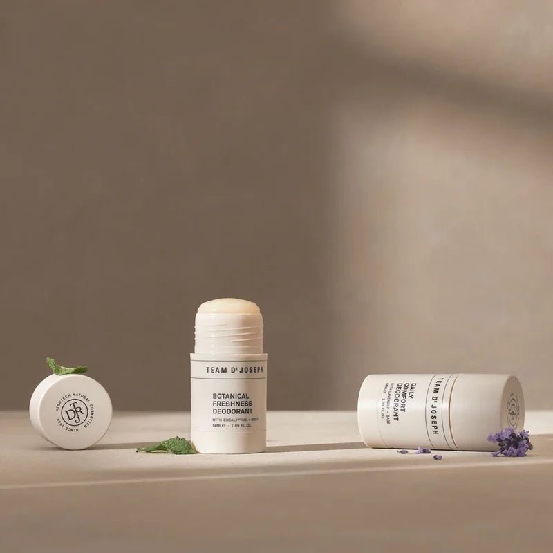 Team Dr. Joseph natürliche Deos Botanical Freshness und Daily Comfort