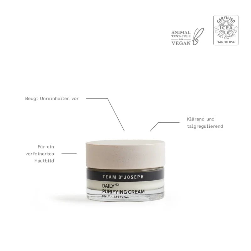 Team Dr. Joseph Daily Purifying Cream - Wirkung